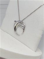 Collar Gemoro Mujer in Plata Diamante 0.01 Ct AGPB1854 - AGPB1854